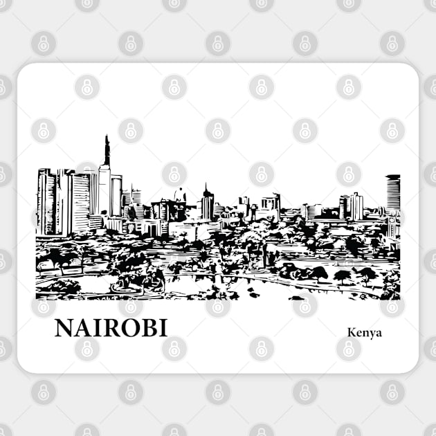 Nairobi Kenya Sticker by Lakeric